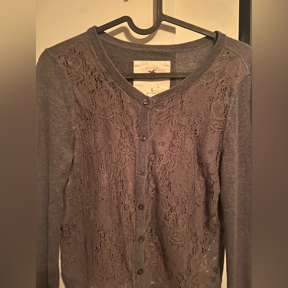Grey lace cardigan - Picture 5 of 8